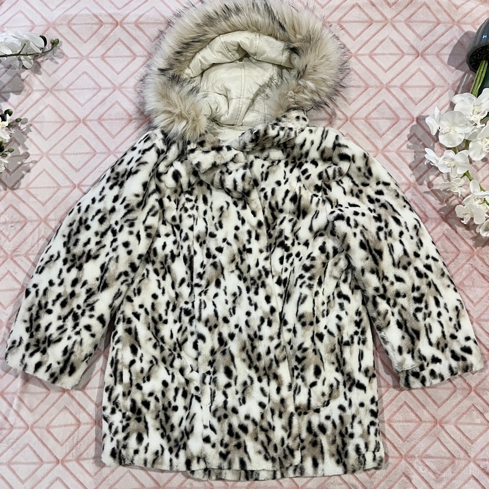 ✨🤎 DENNIS by Dennis Basso Luxuriously Soft Reversible Faux Fur Coat Size XL 🤎✨
